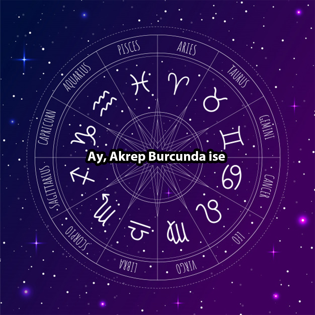 Ay, Akrep Burcunda ise Ay, Akrep Burcunda ise